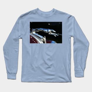 Greyhound hood ornament Long Sleeve T-Shirt